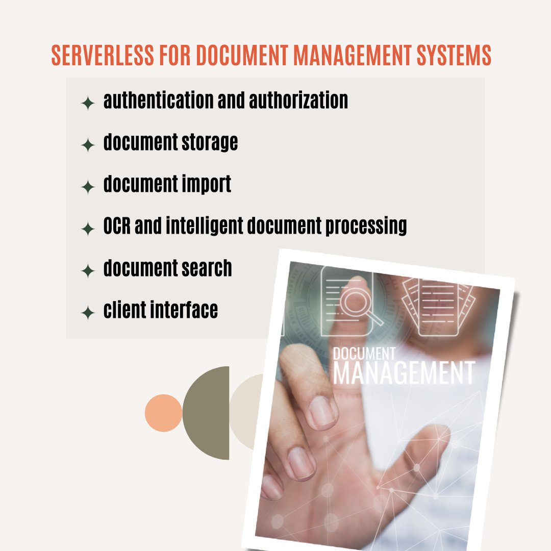 Looking at serverless for specific document management system task